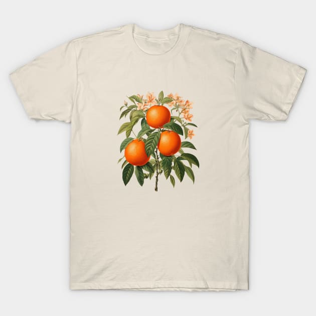 Vintage Oranges T-Shirt by DavidLoblaw